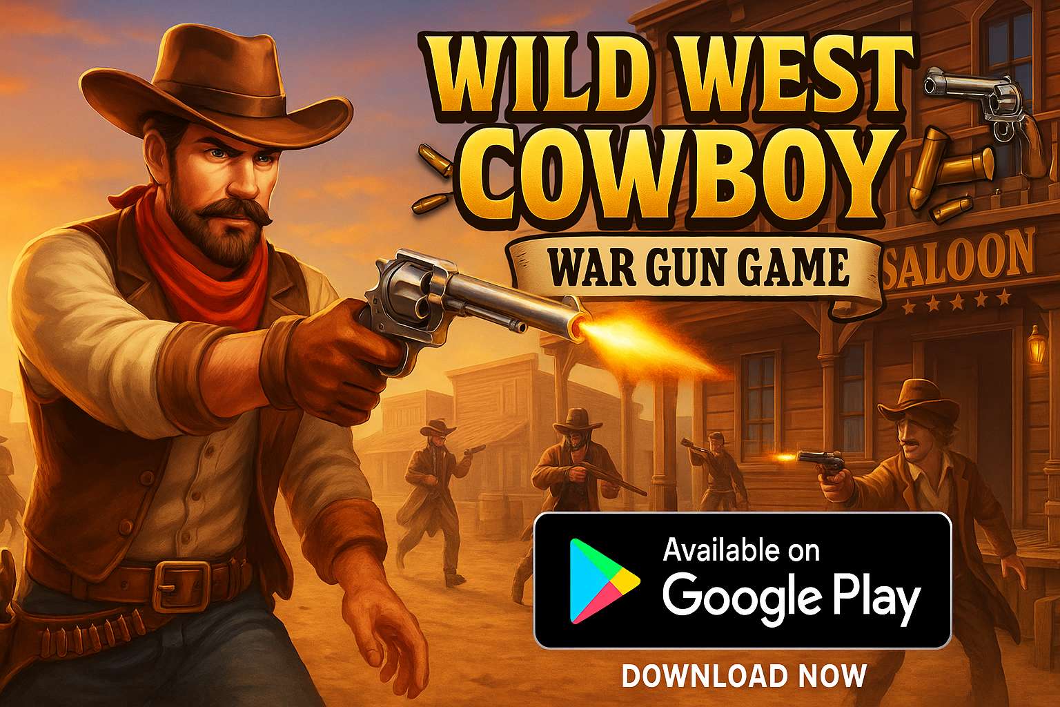 Cowboy Gun Fire War